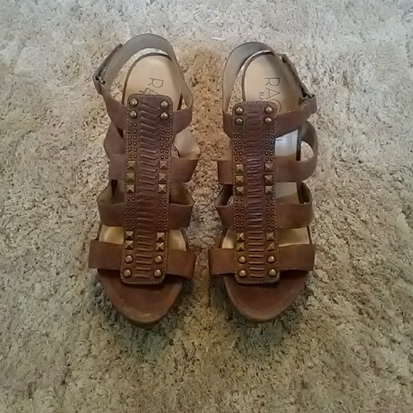 RACHEL Rachel Roy Shoes - Rachel Roy Leather Studded Sandals